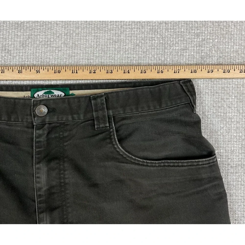 Arborwear Pants Men's 36x30 Green Ground Utility Pocket Workwear Tree Climber - Picture 8 of 14